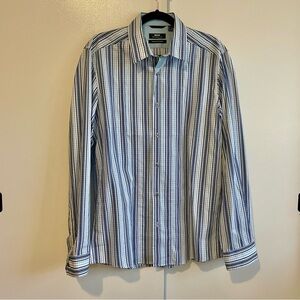 Mexx Metropolitan Men's Striped Button-Down Shirt Regular Fit